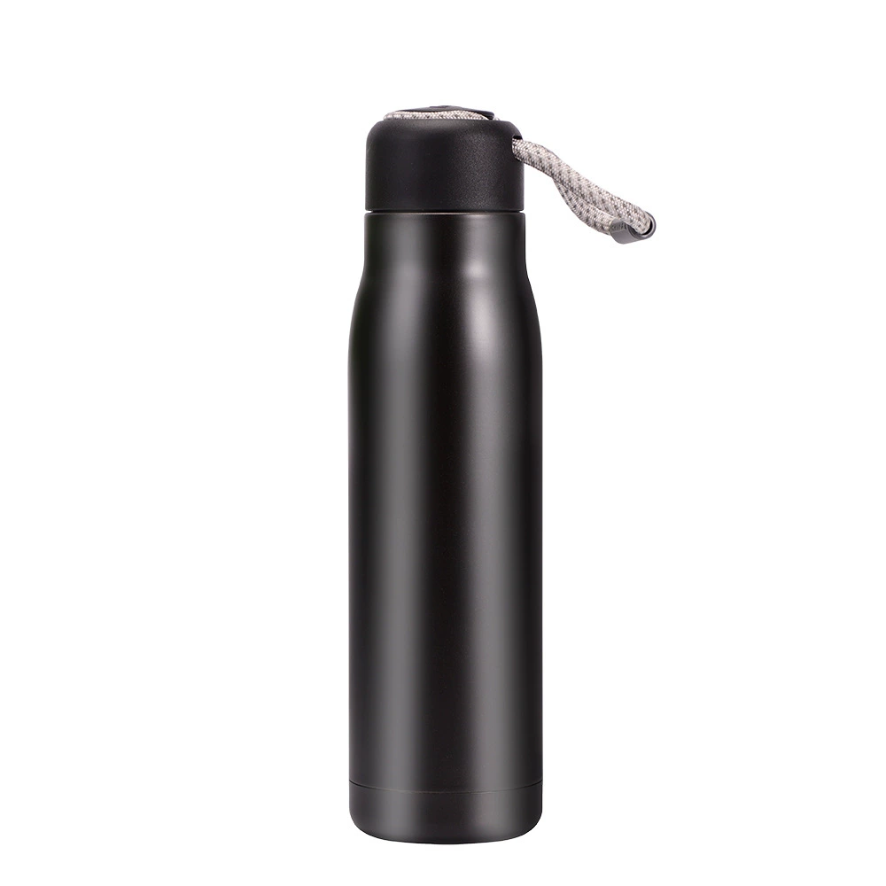 Sport Stainless Steel Bottle with Carrying Strap (550ml) - PrintnGift ...