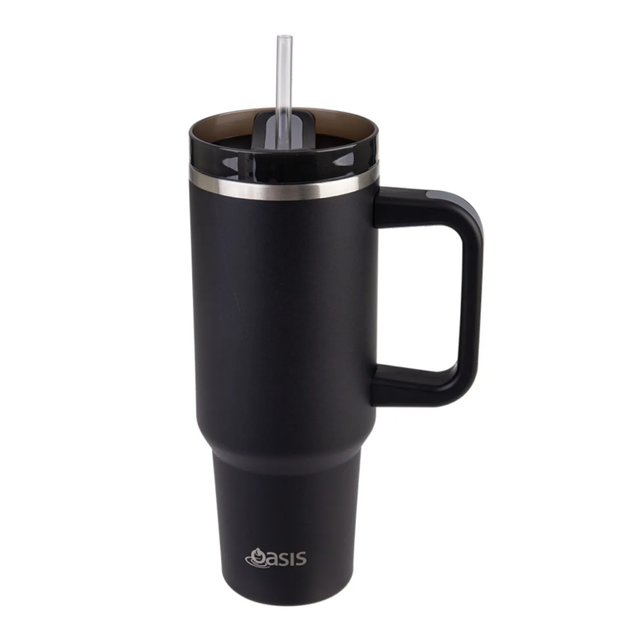 Oasis Stainless Steel Insulated Commuter Travel Tumbler 1.2L – Black / Alabaster / Periwinkle