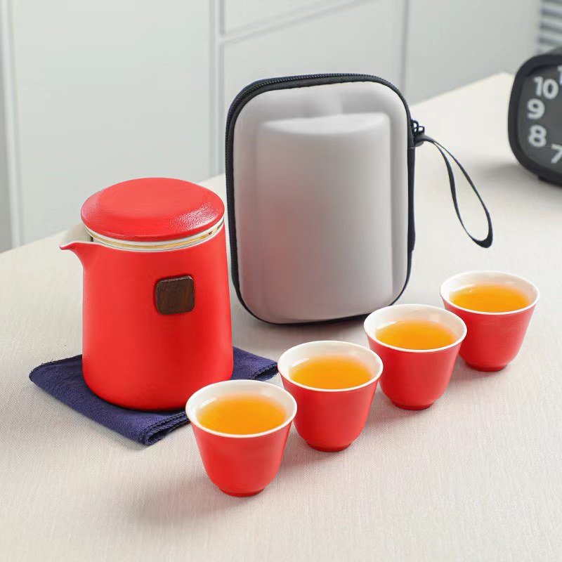 Portable Ceramic Tea Set